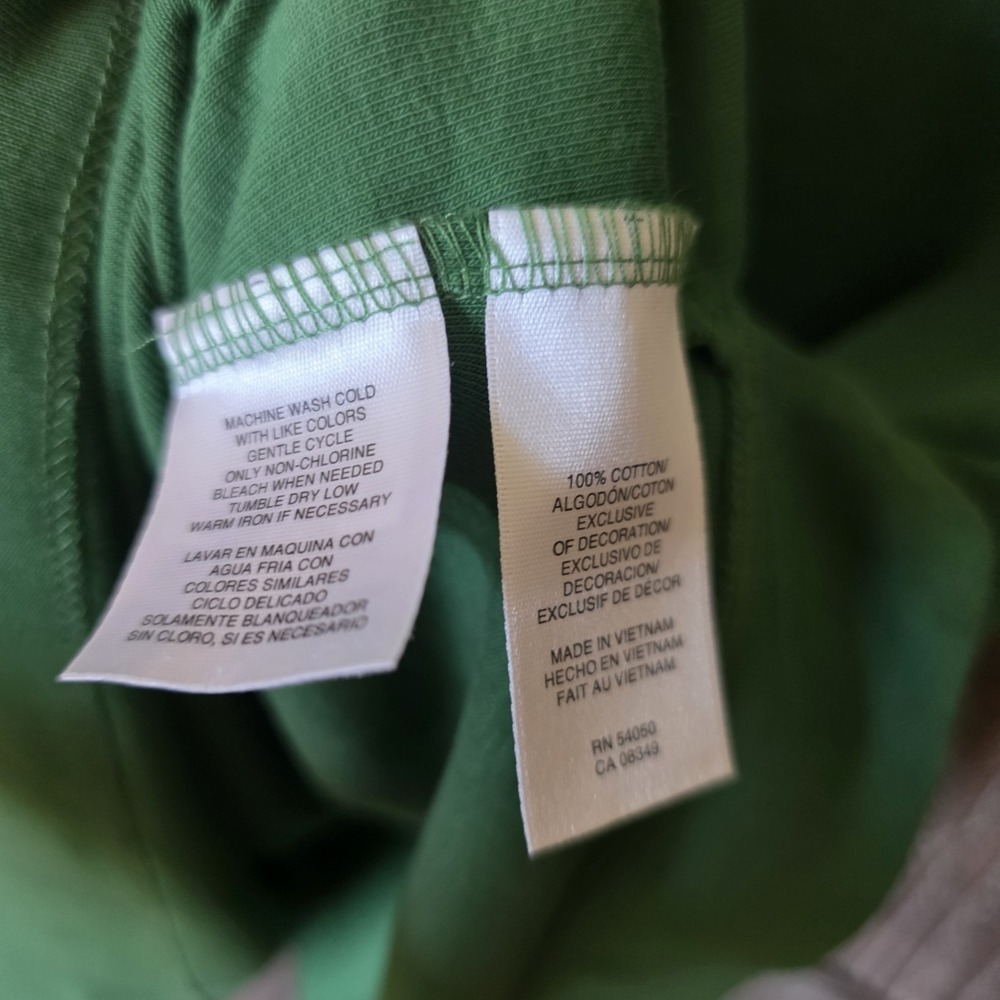 Jones New York Shirt Women's Size 2X Green Sleeveless Tank Top V-Neck Crochet - Picture 4 of 5